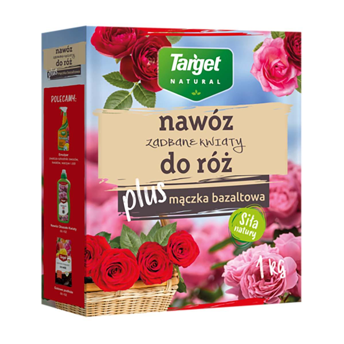 Nawóz do róż Zadbane Kwiaty z mączką bazaltową TARGET 1 kg