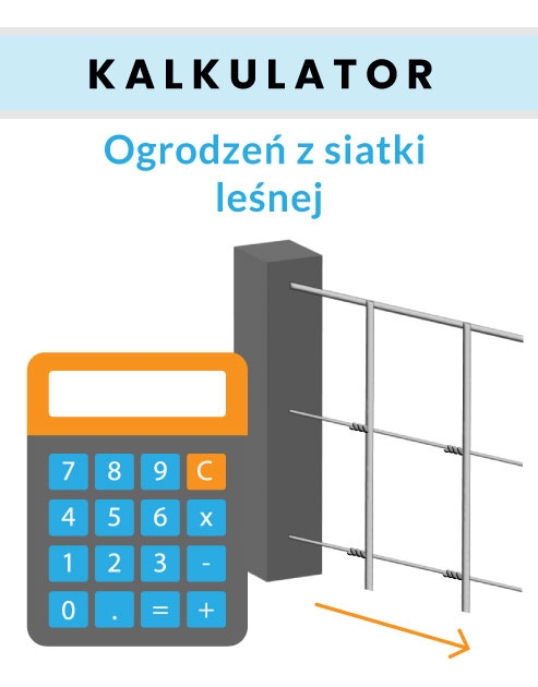 Ogrodzenie z siatki leśnej