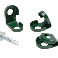 Złączka uniwersalna mocująca panel ogrodzeniowy do każdego słupka