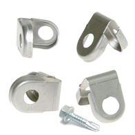 Złączka uniwersalna do paneli ogrodzeniowych i wszystkich słupków - ocynkowana