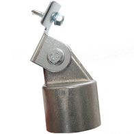 Uchwyt do mocowania słupka podporowego ocynkowany