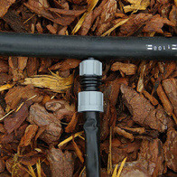 Złączka z przyłączem do taśmy kroplującej 16 mm i wpinką do węża twardego