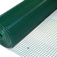 Siatka zgrzewana ocynk + PCV oczko 19 x 19 mm drut 1,4 mm rolka 1 x 5 m