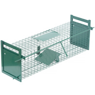 Pułapka żywołowna na szczury, tchórze, nornice dwuwejściowa 60 cm