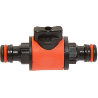 Nypel do łączenia dwóch szybkozłączek z zaworem do systemu nawadniania