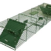 Chwytacz na kuny, łaski, tchórze żywochwytny STRONG XL dwuwejściowy 100 x 19 x 24 cm