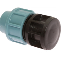 Zaślepka do węża PE fi 20 mm na zakończenie linii nawadniania