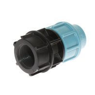 Łącznik prosty węża PE fi 20 mm z wyjściem GW 3/4 cala