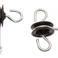 Izolator dwustronny do przejść bramowych z gwintem M6 do metalu