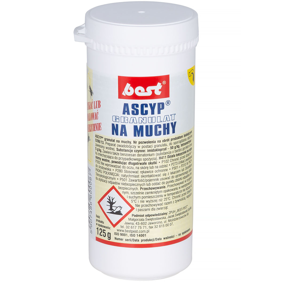 Środek owadobójczy na muchy ASCYP KOMBI + 125 g