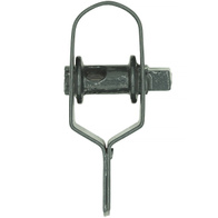 Napinacz do drutu naciągowego siatki ogrodzeniowej kolor antracyt RAL 7016