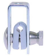 Klamra mocująca panel ogrodzeniowy kompletna na wkręt ocynk