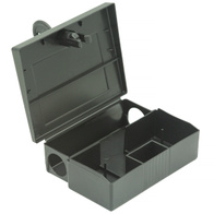 Karmnik na trutkę dla myszy z tworzywa sztucznego + klucz