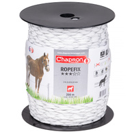 Lina biała do ogrodzeń elektrycznych ROPEFIX - fi 5 mm 200m PREMIUM