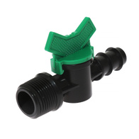 Złączka z wtykiem wąż 20 mm i wyjściem GZ 3/4 cala + zawór