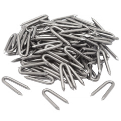 Skoble do mocowania siatki leśnej skobel 100szt