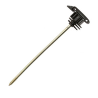 Izolator do taśm na wysięgniku z gwintem do drewna