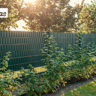 Taśma do ogrodzenia 450 g/m2 antracyt RAL 7016 19 cm x 35 m + klipsy