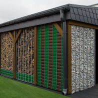 Taśma do ogrodzenia SOLID 1200 g/m2 brązowa RAL 8011 19 cm x 26 m