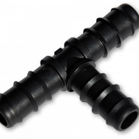 Trójnik z wtykiem na wąż kroplujący fi 16 mm do nawadniania