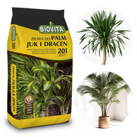 Ziemia z nawozem 20 l do palm juk i dracen