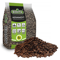 Keramzyt ogrodniczy drobny doniczkowy 4 - 8 mm drenaż 5 l