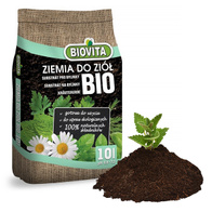Podłoże ogrodnicze ziemia do ziół i upraw ekologicznych 10 l