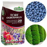 Torf kwaśny do borówek, iglaków Biovita 20 l dodatek do podłoży