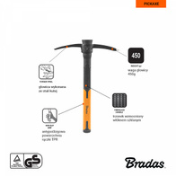 Kilof ogrodowy ze stali hartowanej mały 450 g