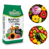 Wapno nawozowe do warzyw i kwiatów Biovita 20 kg