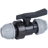 Zawór kulowy PN10 do rury PE 20 mm w systemach nawadniania