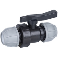Zawór kulowy PN10 na rury PE 25 mm do ogrodowych systemów podlewania