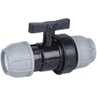 Zawór kulowy do rury PE 50 mm w instalacjach wodnych
