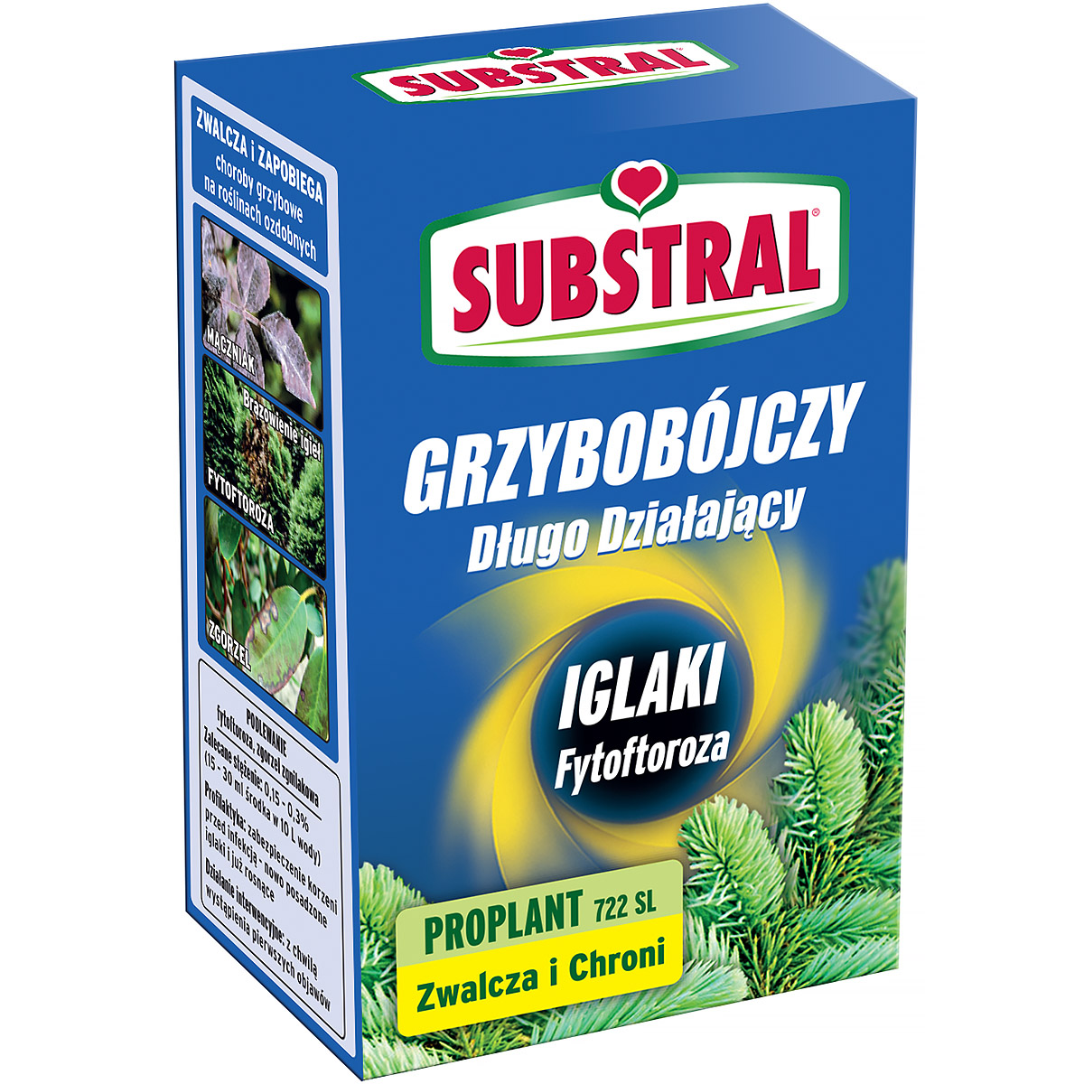 Substral Proplant 722 SL zwalcza i chroni iglaki przed chorobami i grzybami