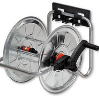 Bęben zwijak ścienny metalowy przenośny na wąż 1/2 cala - 50 m