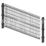 Ogrodzenie panelowe Cuatro PREMIUM 150cm ocynkowane typu S-LINE