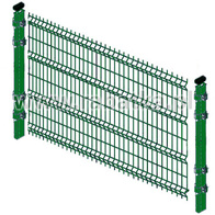 Ogrodzenie panelowe Cuatro PREMIUM 176cm powlekane typu S-LINE