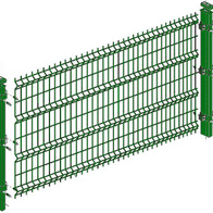 Ogrodzenie panelowe FOX 136cm powlekane