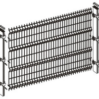Ogrodzenie panelowe FOX 156cm OCYNKOWANE