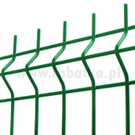 Panel ogrodzeniowy S-LINE powlekany DUAL-TECH wysokość 120cm fi 4 mm