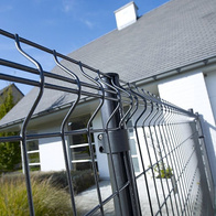 Panel ogrodzeniowy SOLID ocynkowany DUAL-ZN wysokość 156cm