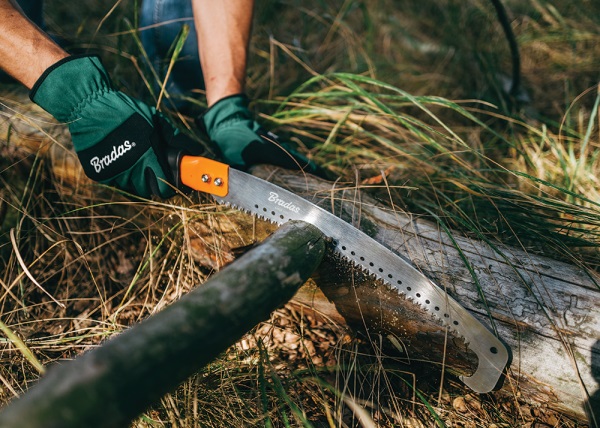 Piła ogrodowa ręczna do cięcia gałęzi z hakiem 