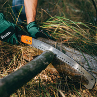 Piła ogrodowa ręczna do cięcia gałęzi z hakiem