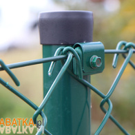 Przelotka blaszkowa z plastikiem zielona