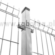 Słupek do ogrodzeń panelowych w powłoce DUAL-ZN 200cm