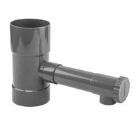 Zbieracz łapacz wody deszczowej z zaworem na rynnę 100 mm