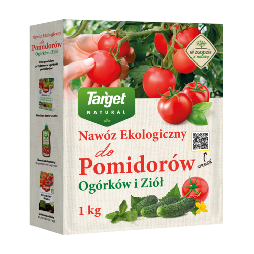 Ekologiczny Nawóz do Pomidorów Ogórków i Ziół 1 kg TARGET