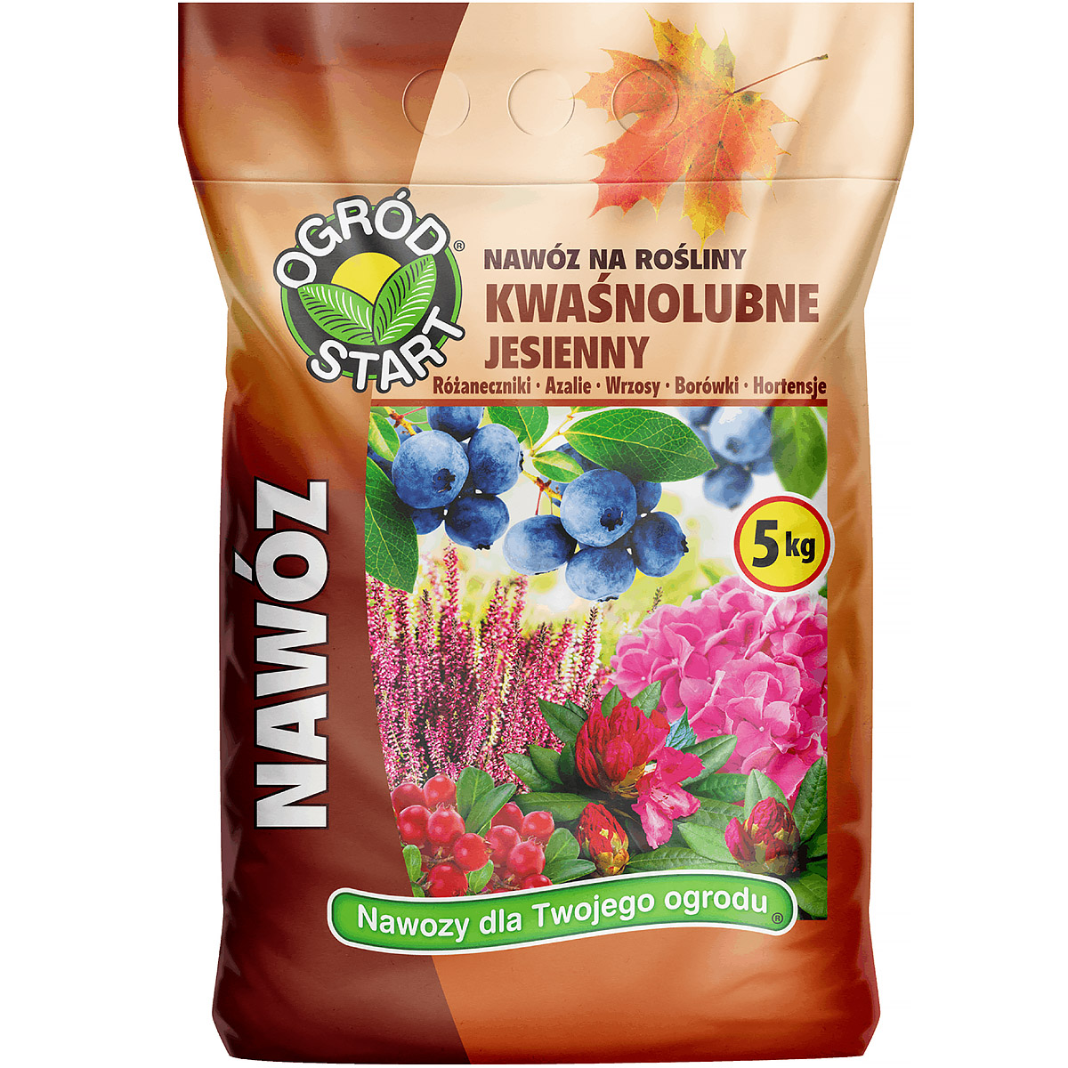 Jesienny nawóz do borówek i roślin kwaśnolubnych Ogród Start 5 kg 