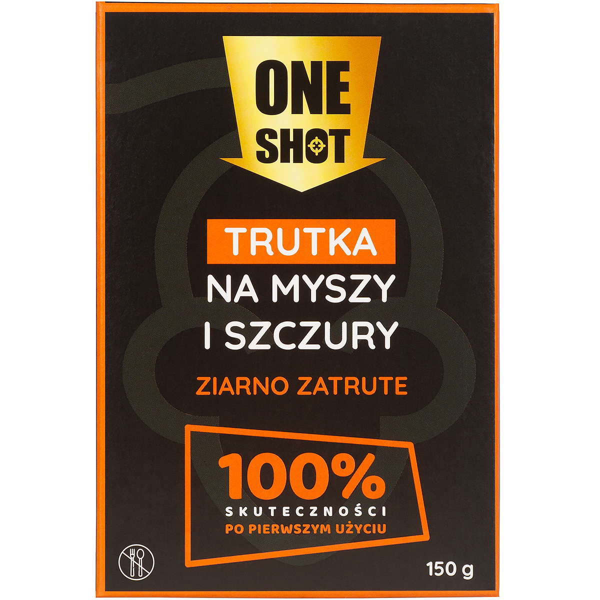 Trucizna na gryzonie zatrute ziarno ONE SHOT 150 g