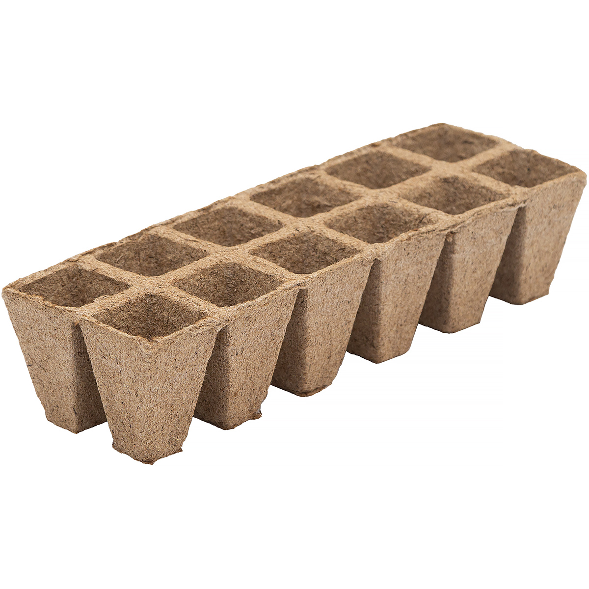 Doniczki torfowe kwadratowe biodegradowalne 4x4x5cm 72 szt 
